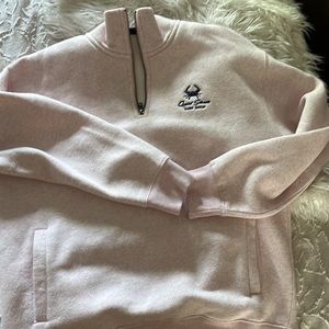 Light pink quiet, storm surf shop quarter zip